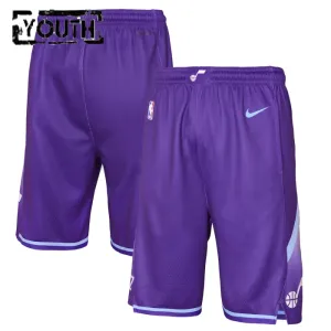 Nike Utah Jazz Shorts City Edition 24/25 Swingman Für Kinder
