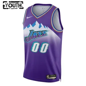 Nike Utah Jazz Trikot Personalisiert Classic Edition 22/23 Swingman Lila Für Kinder