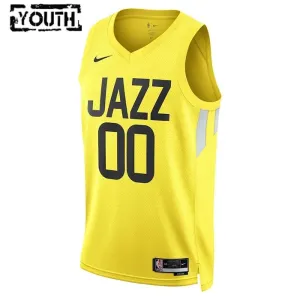 Nike Utah Jazz Trikot Personalisiert Icon Edition Swingman Gelb Für Kinder