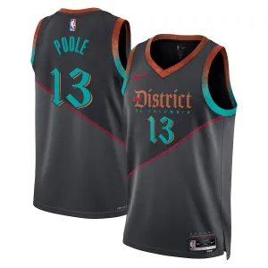 Jordan Nike Washington Wizards Poole Trikot City Edition 23/24 Swingman Schwarz Für Herren