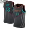 Jordan Nike Washington Wizards Poole Trikot City Edition 23/24 Swingman Schwarz Für Kinder