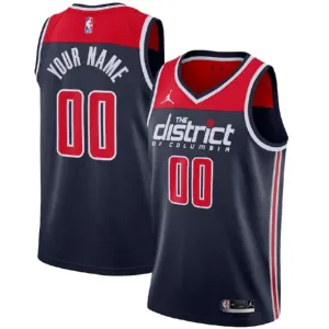 Jordan Washington Wizards Trikot Personalisiert Statement Edition Swingman Schwarz Für Herren
