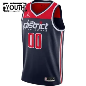 Jordan Washington Wizards Trikot Personalisiert Statement Edition Swingman Schwarz Für Kinder