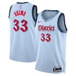 Nike Washington Wizards Kyle Kuzma Trikot City Edition 24/25 Swingman Blau Für Herren
