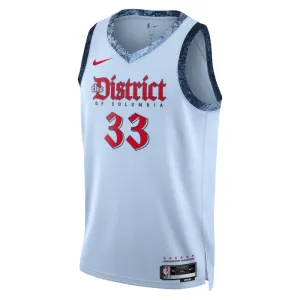 Nike Washington Wizards Kyle Kuzma Trikot City Edition 24/25 Swingman Blau Für Herren