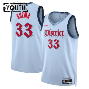 Nike Washington Wizards Kyle Kuzma Trikot City Edition 24/25 Swingman Blau Für Kinder