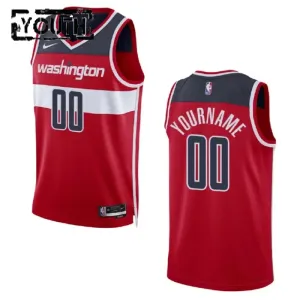 Nike Washington Wizards Trikot Personalisiert Icon Edition Swingman Rot Für Kinder