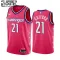 Washington Wizards Daniel Gafford 21 Trikot City Edition 22/23 Swingman Rosa Kirschblüte Für Kinder