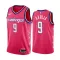 Washington Wizards Deni Avdija 9 Trikot City Edition 22/23 Swingman Rosa Kirschblüte Für Herren