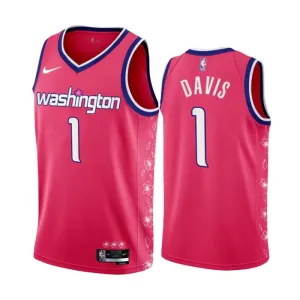 Washington Wizards Johnny Davis 1 Trikot City Edition 22/23 Swingman Rosa Kirschblüte Für Herren Washington Wizards Johnny Davis 1 Trikot City Edition 22/23 Swingman Rosa Kirschblüte Für Herren