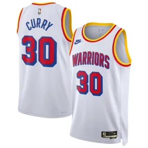 Nike Golden State Warriors Stephen Curry Trikot Classic Edition 24/25 Swingman Weiß Für Herren