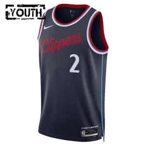 Nike LA Clippers Kawhi Leonard Trikot Icon Edition 24/25 Swingman Navy Für Kinder