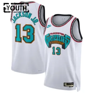 Nike Memphis Grizzlies Jaren Jackson JR Trikot Classic Edition 24/25 Swingman Weiß Für Kinder