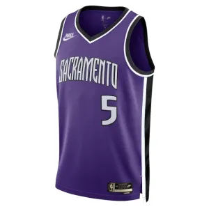 Nike Sacramento Kings De Aaron Fox Trikot Classic Edition 24/25 Swingman Lila Für Herren