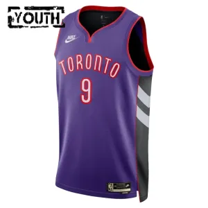 Nike Toronto Raptors RJ Barrett Trikot Classic Edition 24/25 Swingman Lila Für Kinder