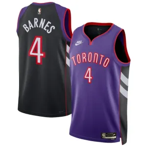 Nike Toronto Raptors Scottie Barnes Trikot Classic Edition 24/25 Swingman Lila Für Herren