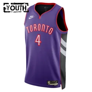 Nike Toronto Raptors Scottie Barnes Trikot Classic Edition 24/25 Swingman Lila Für Kinder