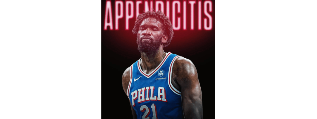Joel Embiid erkrankt an Blinddarmentzündung – Playoff-Hoffnungen der 76ers in Gefahr