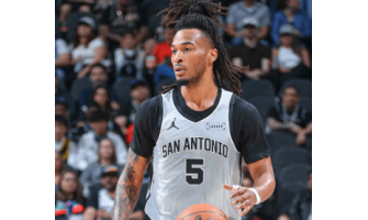 Spurs-Nachwuchstalent Stephen Castle stellt Rekord mit Triple-Double (über 40 Punkte) auf